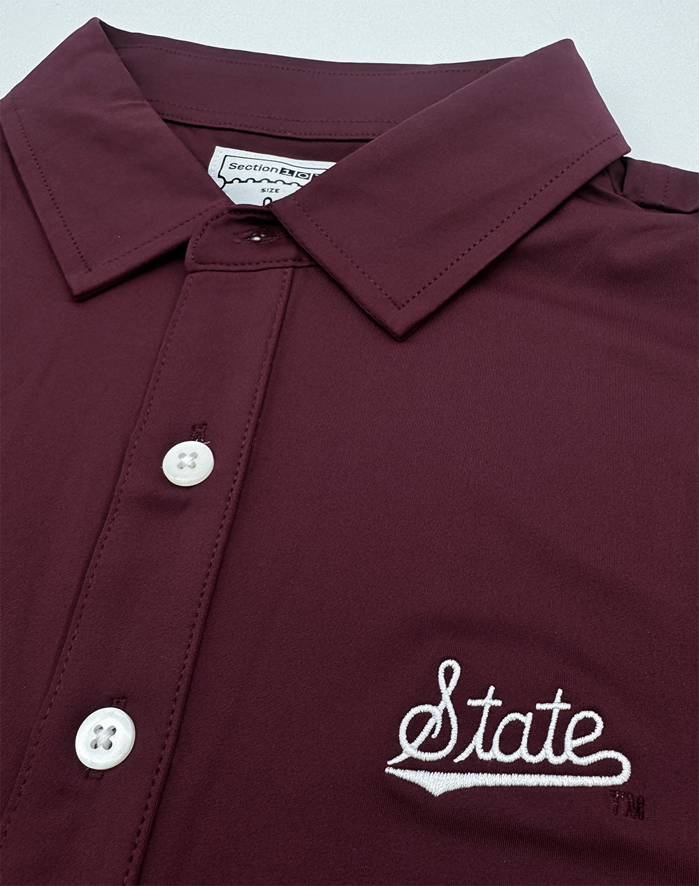 mississippi state dress shirts Mississippi State Logo Splatter Print Performance Polo