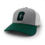 Load image into Gallery viewer, Charlotte Trucker Hat, Gray and Green

