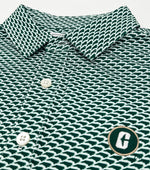 Load image into Gallery viewer, Charlotte Map Pattern Performance Polo
