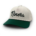 Load image into Gallery viewer, Charlotte Niners Script Two-Tone Rope Hat
