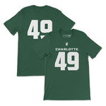 Load image into Gallery viewer, Charlotte #49 Football Jersey T-Shirt
