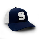 Load image into Gallery viewer, Penn State Block S Logo Trucker Hat
