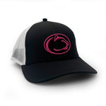 Load image into Gallery viewer, Penn State Trucker Hat, Black and Pink
