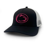 Load image into Gallery viewer, Penn State Trucker Hat, Black and Pink

