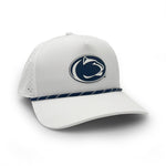 Load image into Gallery viewer, Penn State PVC Patch Rope Hat, White
