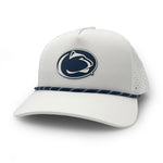 Load image into Gallery viewer, Penn State PVC Patch Rope Hat, White
