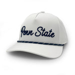 Load image into Gallery viewer, Penn State Script Rope Hat, White
