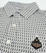 Load image into Gallery viewer, Purdue Boilermaker Map Pattern Performance Polo
