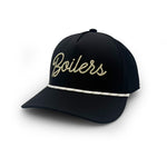 Load image into Gallery viewer, Purdue Boilers Script Rope Hat, Black
