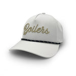 Load image into Gallery viewer, Purdue Boilers Script Rope Hat, White
