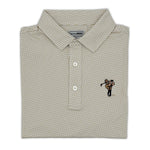 Load image into Gallery viewer, Swinging Purdue Pete Golf Club Pattern Performance Polo
