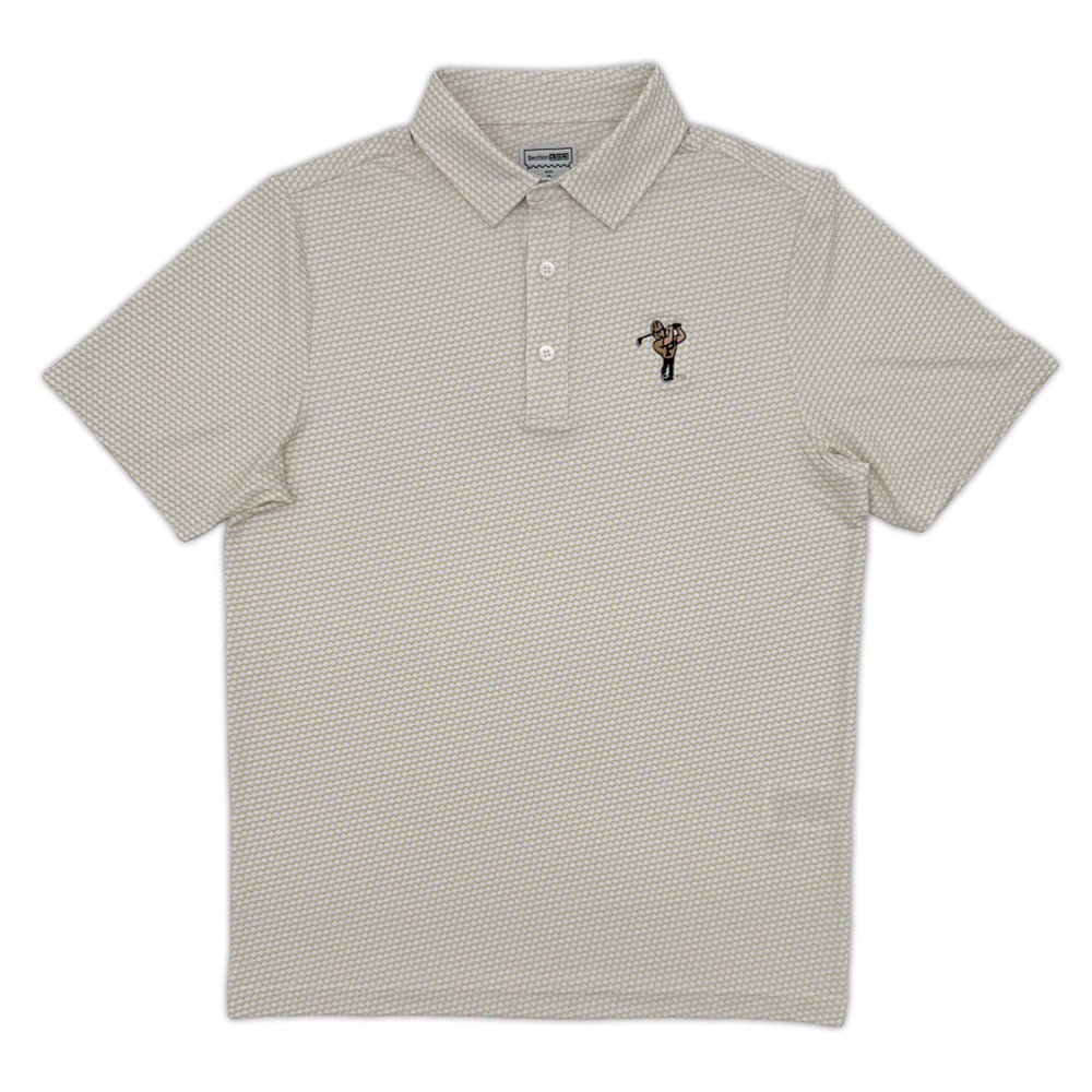 Swinging Purdue Pete Golf Club Pattern Performance Polo – Section 103