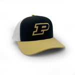 Load image into Gallery viewer, Purdue Trucker Hat, Black and Gold
