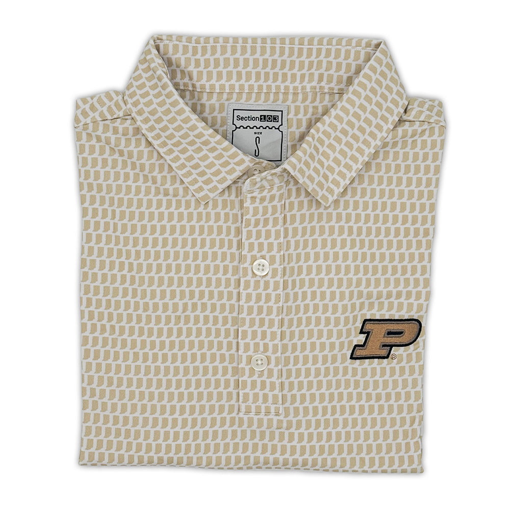 Purdue Map Pattern Performance Polo – Section 103