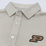 Load image into Gallery viewer, Purdue Striped Performance Polo
