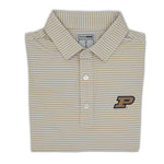 Load image into Gallery viewer, Purdue Striped Performance Polo
