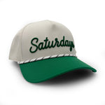 Load image into Gallery viewer, Saturdays Script Rope Hat
