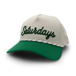 Load image into Gallery viewer, Saturdays Script Rope Hat
