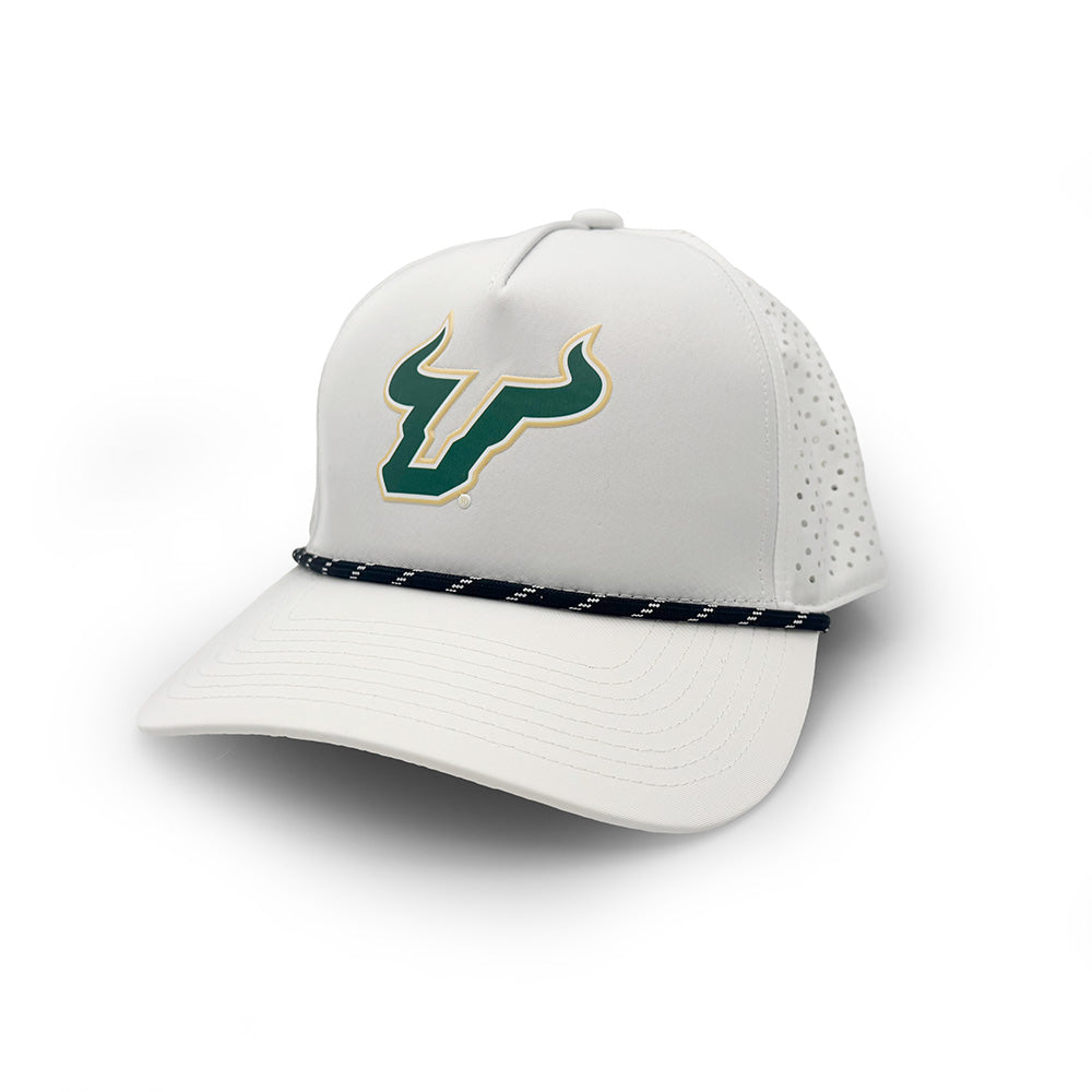 South Florida PVC Patch Rope Hat, White – Section 103