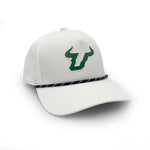 Load image into Gallery viewer, South Florida PVC Patch Rope Hat, White
