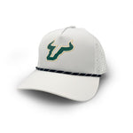 Load image into Gallery viewer, South Florida PVC Patch Rope Hat, White
