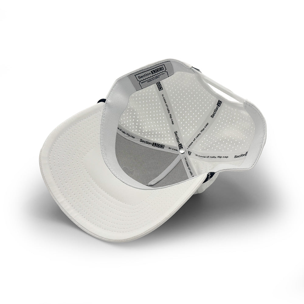 South Florida PVC Patch Rope Hat, White – Section 103