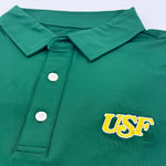 Load image into Gallery viewer, South Florida Vintage USF Logo Performance Polo
