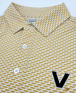 Load image into Gallery viewer, Vanderbilt Map Pattern Performance Polo
