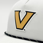 Load image into Gallery viewer, Vanderbilt PVC Patch Rope Hat, White

