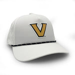 Load image into Gallery viewer, Vanderbilt PVC Patch Rope Hat, White
