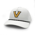 Load image into Gallery viewer, Vanderbilt PVC Patch Rope Hat, White
