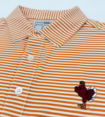 Load image into Gallery viewer, Virginia Tech HokieBird Striped Performance Polo
