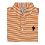 Load image into Gallery viewer, Virginia Tech HokieBird Striped Performance Polo
