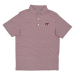Load image into Gallery viewer, Virginia Tech Map Pattern Performance Polo
