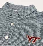 Load image into Gallery viewer, Virginia Tech Hokie Stone Pattern Performance Polo
