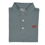 Load image into Gallery viewer, Virginia Tech Hokie Stone Pattern Performance Polo
