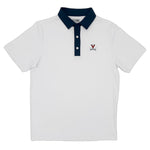Load image into Gallery viewer, Virginia Contrast Collar Performance Polo
