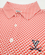 Load image into Gallery viewer, Virginia Map Pattern Performance Polo
