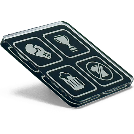 Fight, Win, Drink, Get Naked Pin