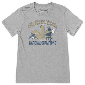 Georgia Tech Football 1990 National Champions T-Shirt