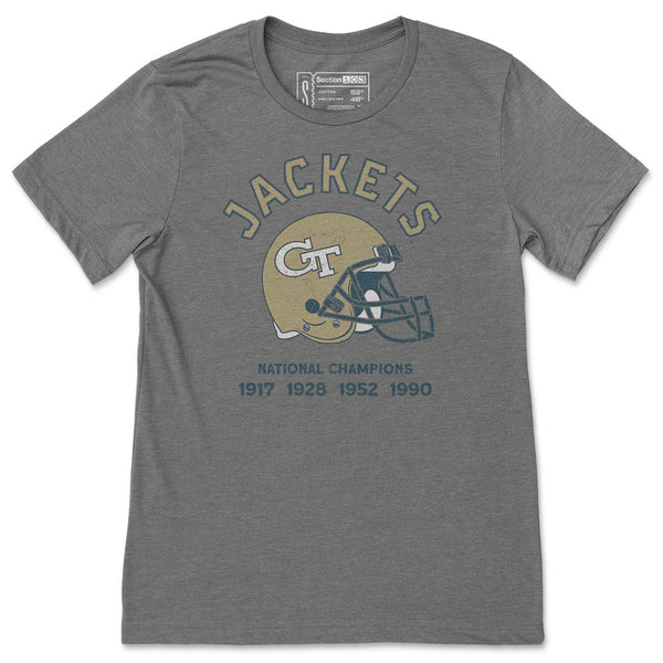 Georgia Tech Football National Championships T-Shirt – Section 103