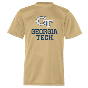 Georgia Tech Logo + Wordmark Youth Performance T-Shirt
