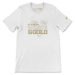 Load image into Gallery viewer, Georgia Tech Up With the White and Gold T-Shirt
