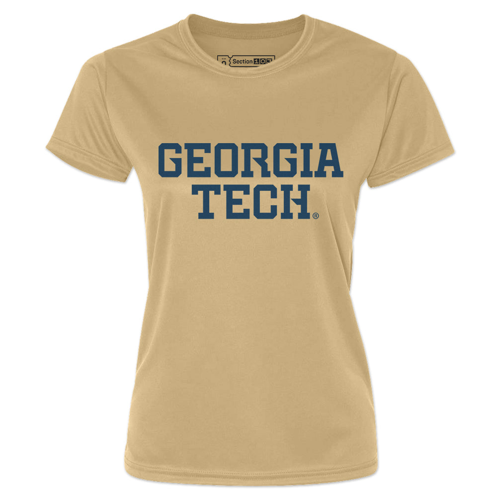 Georgia Tech Wordmark Women's Performance T-Shirt